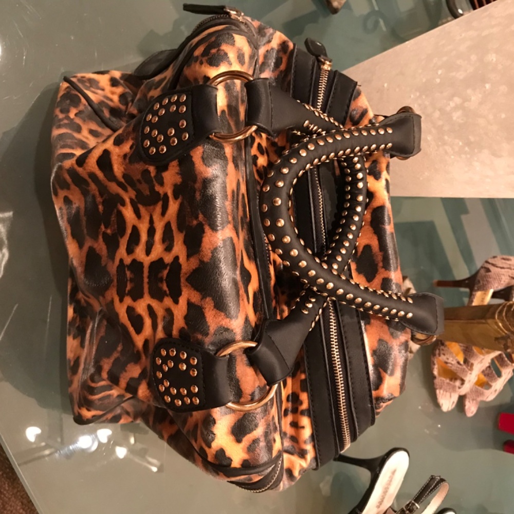Leopard Italian Handbag - Picture 3 of 4